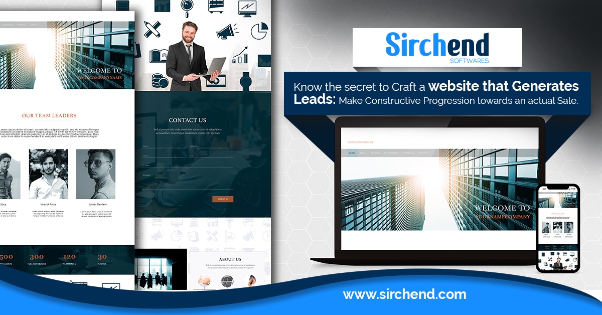 lead-generating website